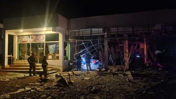 Ladrones no se llevaron todo el dinero de la bóveda del banco en Pirapó