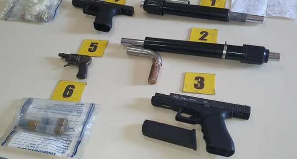 Incautan armas de fuego que tenían presos en Concepción