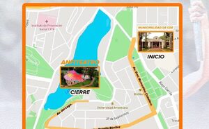 Así será el recorrido de la antorcha ODESUR por CDE