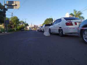 Colocan encauzadores para agilizar cruce a Posadas