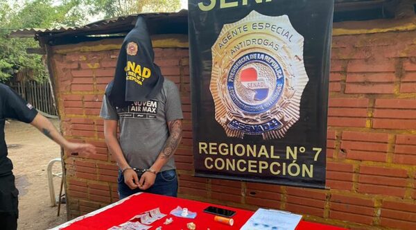 En Concepción sacan de circulación a un microtraficante de crack