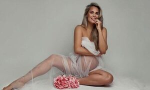Tania Domaniczky feliz por la llegada de la nueva integrante de su familia