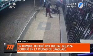 Hombre recibió brutal golpiza en Caaguazú | Telefuturo