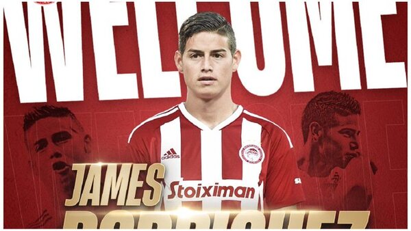James Rodríguez ficha por el Olympiacos