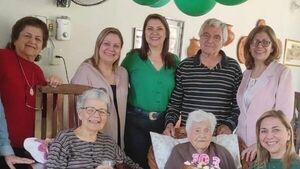 Profesora de Villarrica festejó sus 103 años de vida