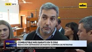 Marito dice que combustible bajará en 15 días - ABC Noticias - ABC Color