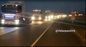Diario HOY | Centenar de camiones rumbo a Asunción para endurecer las protestas