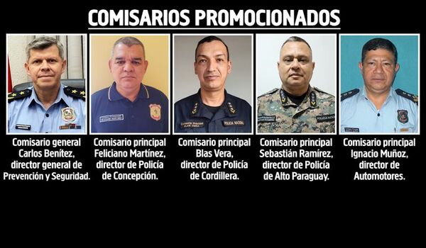 Renovación casi total de la cúpula de la Policía Nacional - Policiales - ABC Color