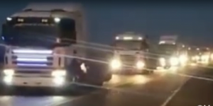 Centenar de camiones rumbo a Asunción para endurecer las protestas - Noticiero Paraguay