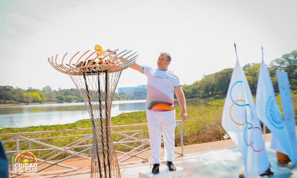 Ciudad del Este dio paso a la llama olímpica ODESUR en medio de una ruidosa algarabía – Diario TNPRESS