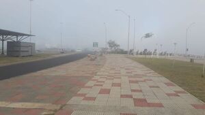 Visibilidad baja por neblina en Costanera de Asunción - Nacionales - ABC Color