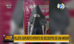 Supuesto intento de secuestro de una menor en Villeta | Telefuturo