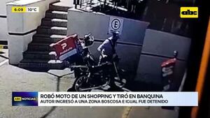 Robó moto de un shopping y tiró en banquina - ABC Noticias - ABC Color
