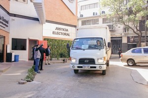 Envían máquinas de votación y maletines electorales a Pedro Juan Caballero - .::Agencia IP::.
