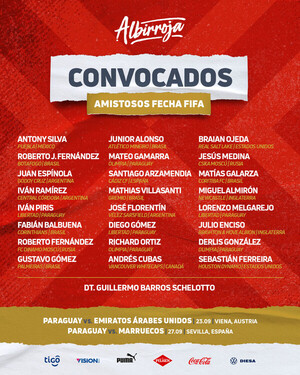 Completan lista de convocados para amistosos de la Albirroja - .::Agencia IP::.
