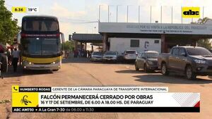Cierre “sorpresivo” de paso Falcón-Clorinda - ABC Noticias - ABC Color