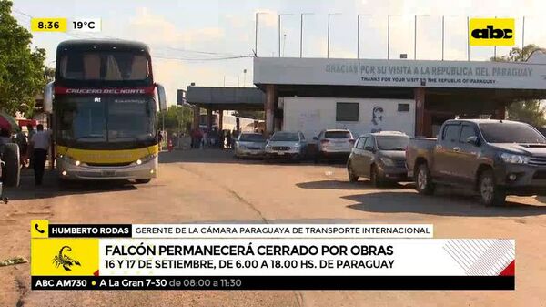 Cierre “sorpresivo” de paso Falcón-Clorinda - ABC Noticias - ABC Color