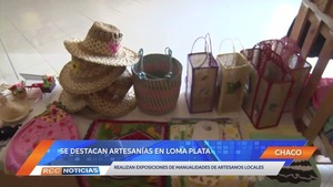 Realizan exposiciones de artesanías en la Municipalidad de Loma Plata