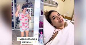 La Nación / La influencer Chenny Tv compartió su experiencia tras una liposucción