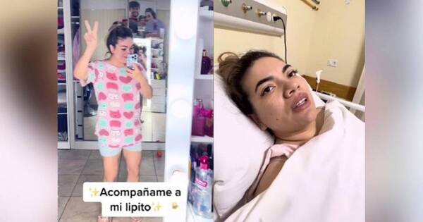 La Nación / La influencer Chenny Tv compartió su experiencia tras una liposucción