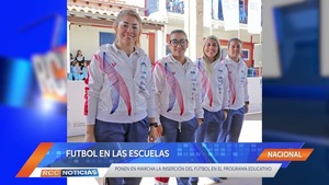 Ponen en marcha programa fútbol en las Escuelas