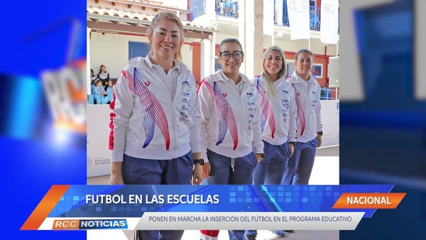 Ponen en marcha programa fútbol en las Escuelas