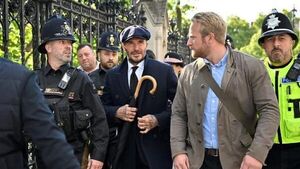 Beckham hizo 12 horas de fila para despedir a la reina Isabel II