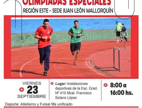 Alistan Olimpiadas Especiales
