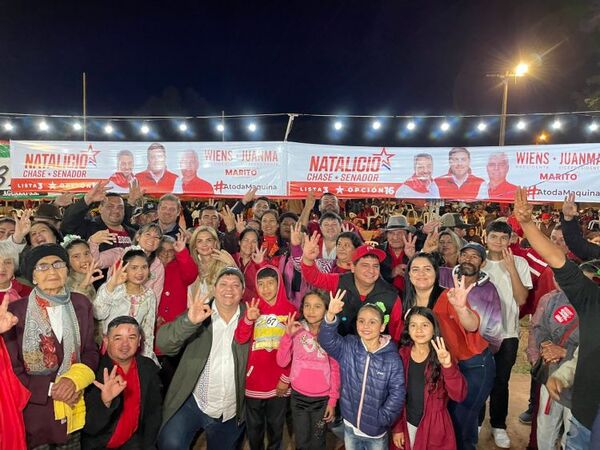Multitudinario acto de apoyo a la candidatura de Juancho Acosta a Gobernador de Amambay