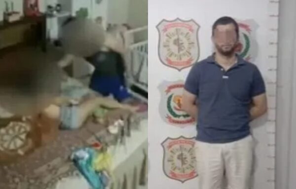 Detuvieron a hombre que propinó brutal golpiza a su pareja frente a sus hijos - Noticiero Paraguay