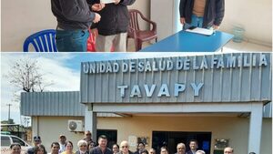 FUNDACIÓN FRANCIS PERIER ENTREGA DONACIÓN DE  G. 35 MILLONES A CONSEJO DE SALUD DE TAVAPY