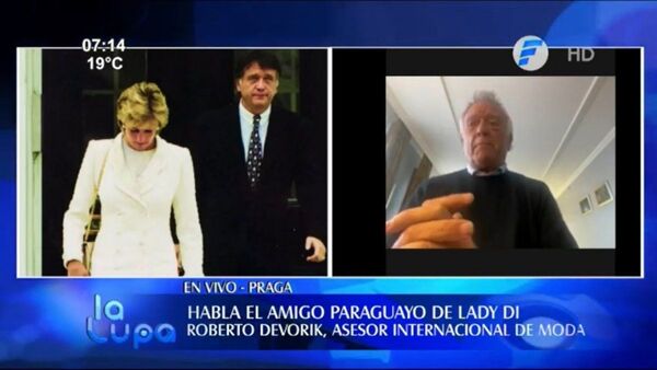 Habló para La Lupa el amigo paraguayo de la Princesa Diana