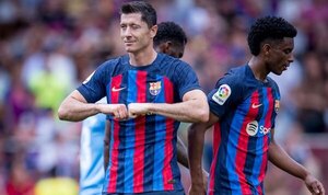 Con un doblete de Lewandowski, Barcelona se coloca como líder de LaLiga
