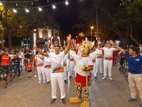 Pilar recibió la llama olímpica de los juegos Odesur - Polideportivo - ABC Color
