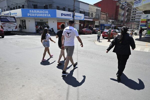 Asunción: ni las señales de tránsito están bien definidas en el centro, a días de Odesur - Nacionales - ABC Color