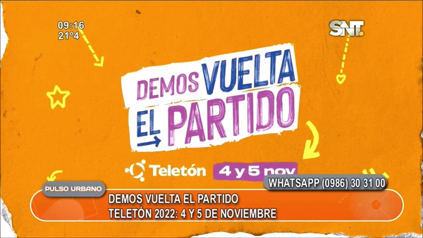 Demos vuelta el partido: Nos ponemos la camiseta por Teletón - SNT