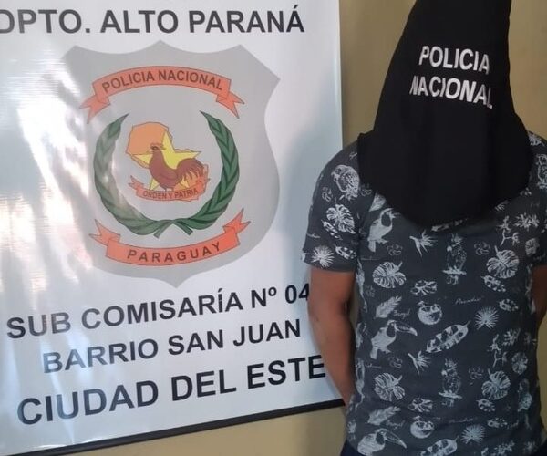 Borracho violentó a sus hermanos en CDE y rompió enseres de la vivienda