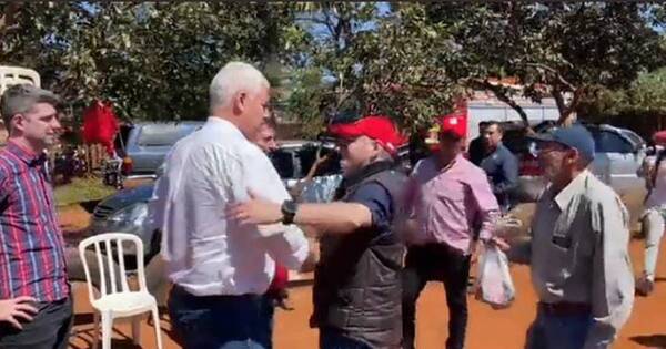 La Nación / Repudian repartija de medicamentos en acto político oficialista con presencia de Wiens