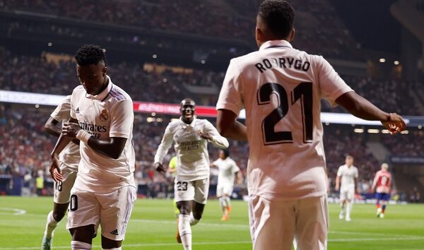 De la mano de Rodrygo y Valverde, Real 'danza' frente al Atlético en el derbi madrileño