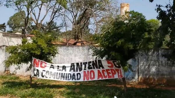 Vecinos se levantan contra la instalación de antena 5G