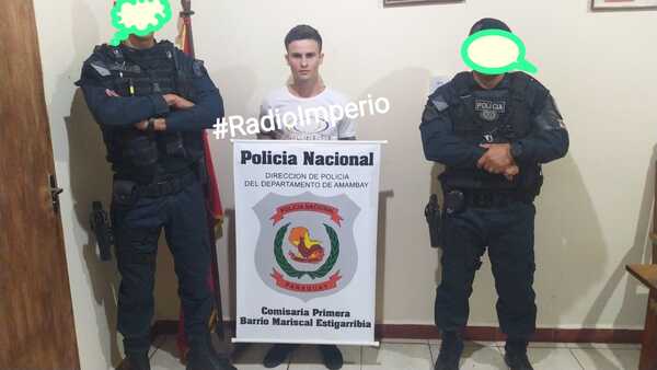 Joven sindicado por integrar el Comando Vermelho fue detenido por la policía - Radio Imperio