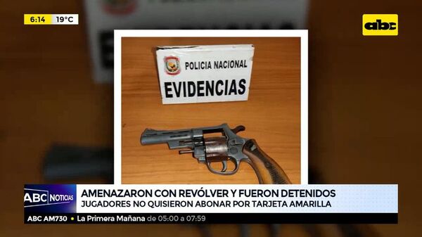 Amenazaron con revolver y fueron detenidos - ABC Noticias - ABC Color