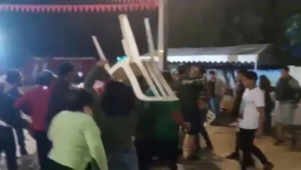 Batalla campal entre colorados en San Lorenzo