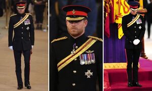 Príncipe Harry ‘humillado’ después de que le quitaran las iniciales de la reina Isabel de su uniforme militar