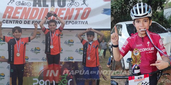 EL PEQUEÑO GRAN CAMPEÓN DEL SUR EN CICLISMO ES ENCARNACENO