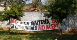 Vecinos se oponen a la instalación de antenas 5G en Caaguazú - Noticiero Paraguay