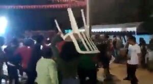 Video: pelea entre colorados en San Lorenzo - Política - ABC Color