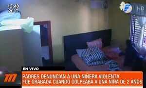 Padres denuncian a niñera violenta | Telefuturo
