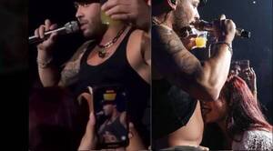 Crónica / [VIDEO] ¡Diablos señorita! Le lamieron "ahí" a un cantante en pleno show