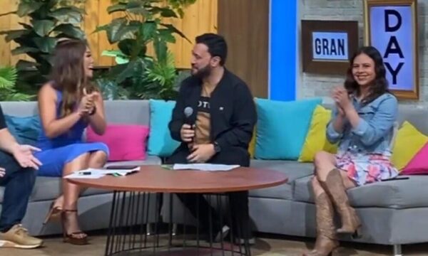 (VIDEO) Lucas Sugo encantó a conductoras de tv con sus canciones